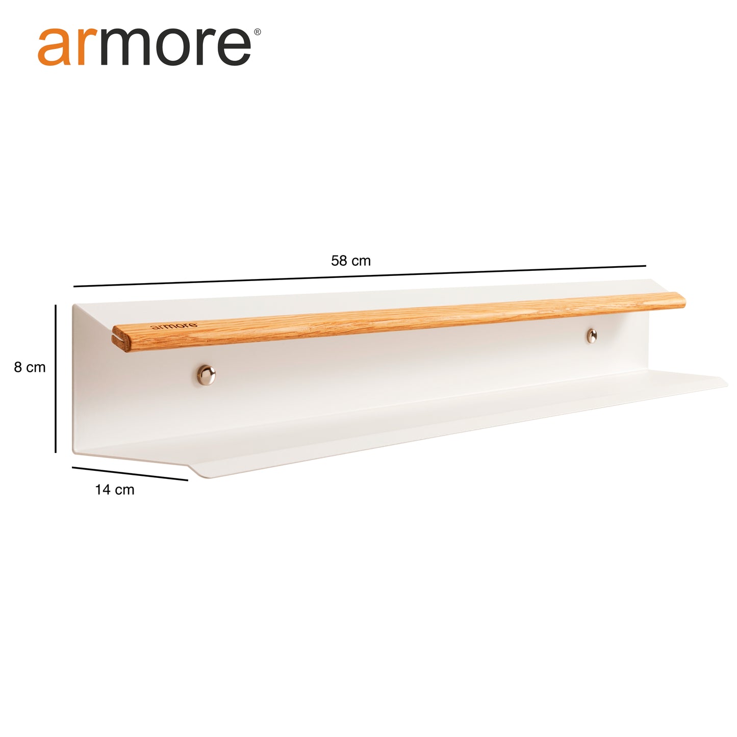 Mensola porta scarpe grigio 80 cm 3 pezzi